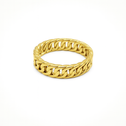 Tr1014-Gold plated ladies ring