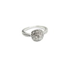Ts1048-Silver plated dress ring-gift box included