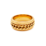Tr975-Gold Plated Gents Ring