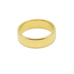 Tr7mm-Gold plated wedding band with a free mug